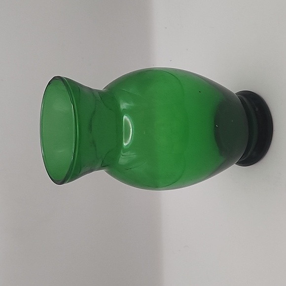 Vintage Anchor Hocking Green Vase 5.5" - Picture 3 of 8
